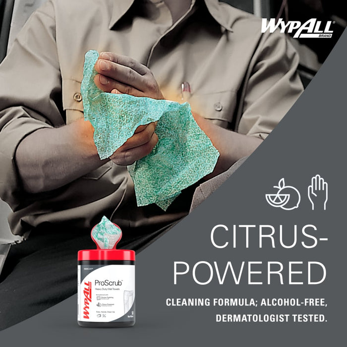 Wypall Waterless Cleaning Wipes - 8 X 50 Sheets