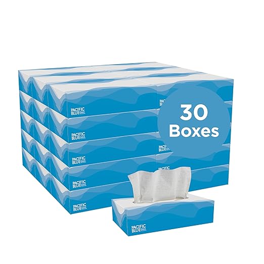 Georgia Pacific Pacific Blue Select Flat Box Facial Tissue - 48100