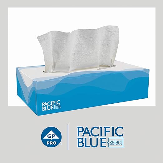 Georgia Pacific Pacific Blue Select Flat Box Facial Tissue - 48100
