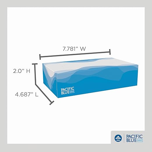 Georgia Pacific Pacific Blue Select Flat Box Facial Tissue - 48100
