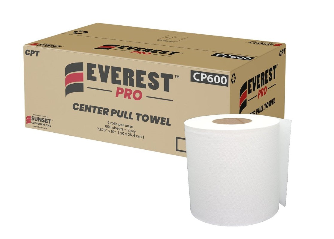Everest Center Pull Towel White