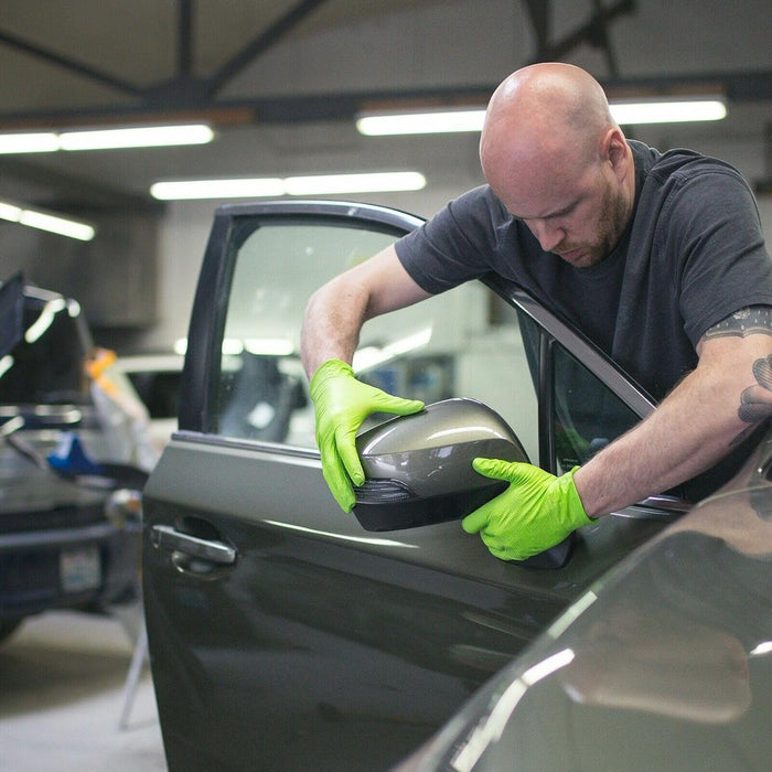 Gloveworks Heavy Duty Industrial 8 Mil Green Nitrile Gloves - 10 Boxes/Case