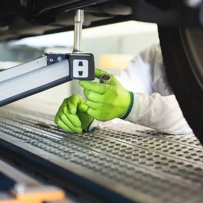 Gloveworks Heavy Duty Industrial 8 Mil Green Nitrile Gloves - 10 Boxes/Case