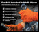 Gloveworks Heavy Duty Industrial 8 Mil Orange Nitrile Gloves - 10 Boxes/Case