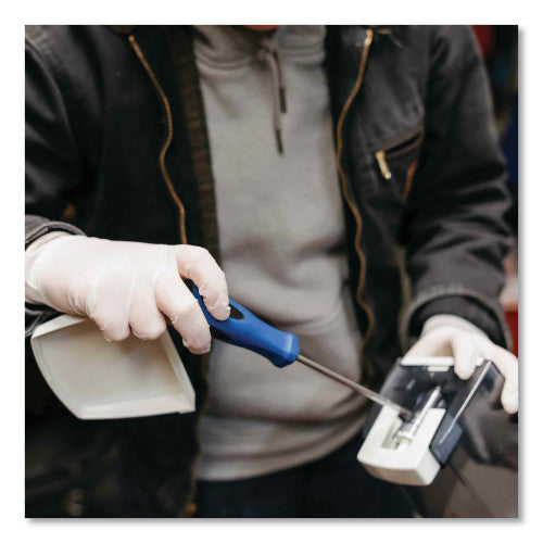 Gloveworks 4 Mil Powder Free Ivory Latex Gloves - 10 Boxes/Case