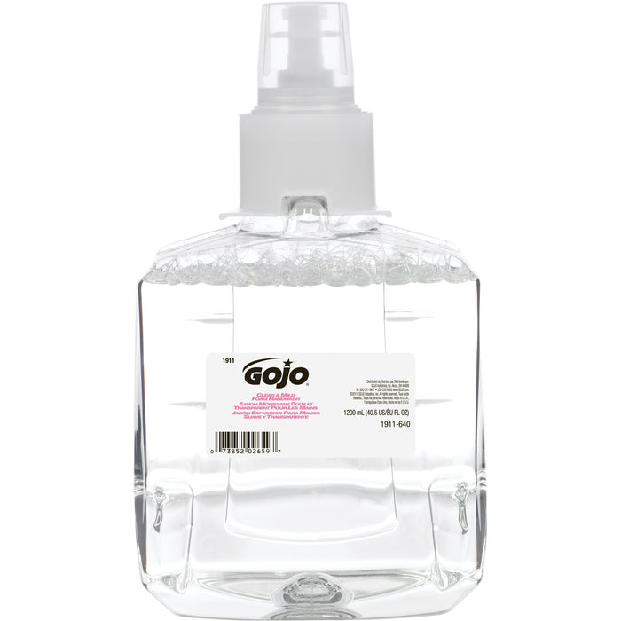 Gojo Clear & Mild Foam Handwash 1911-02 - 2 X 1200 mL