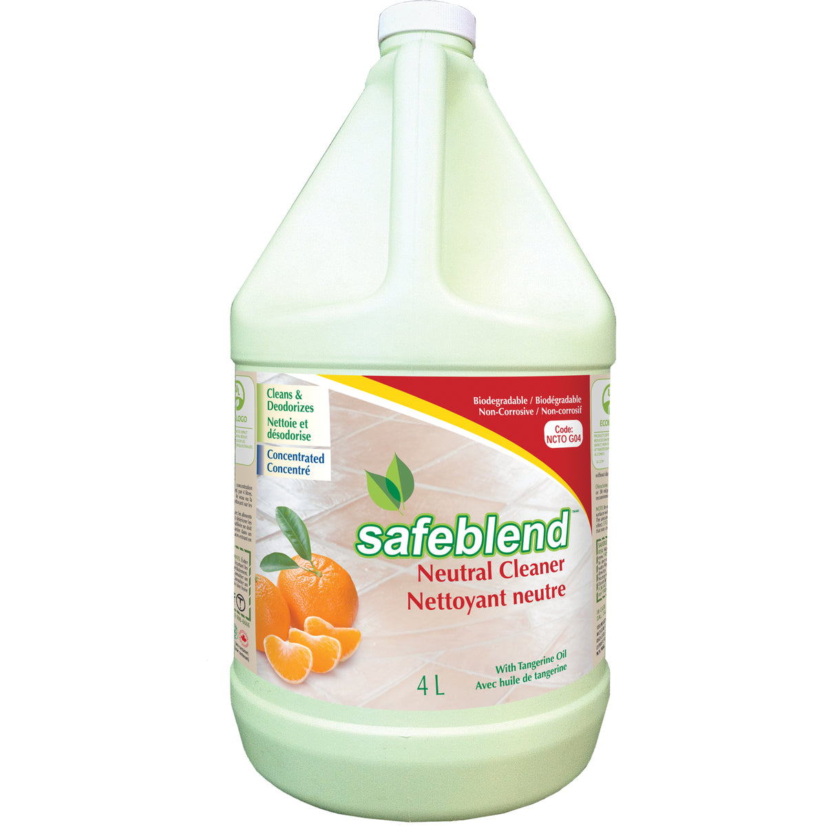 Safeblend Neutral Cleaner with Tangerine Oil - 4X4 L — Three Star