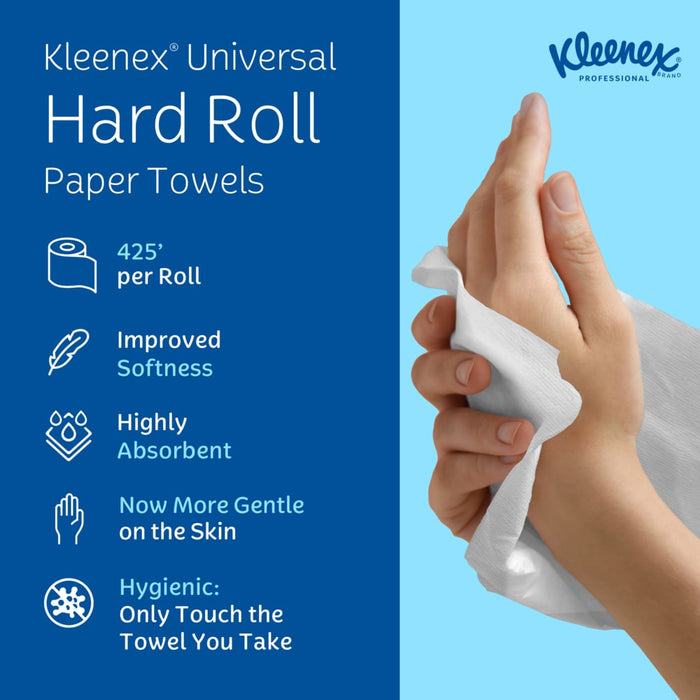Kimberly Clark Scott Essential Hard Roll Towel White - 01040
