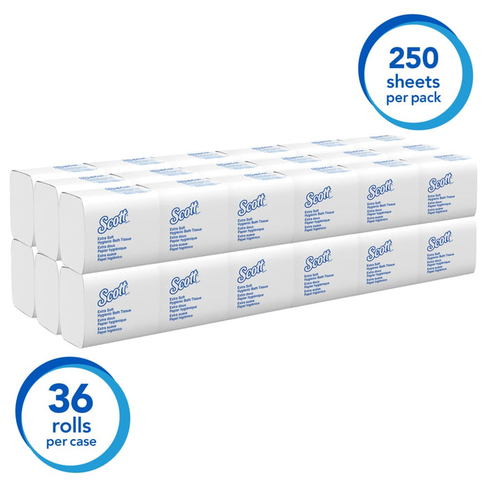 Kimberly Clark Scott High Capacity Folded Toilet Tissue - 48280