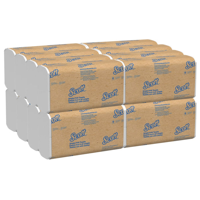Kimberly Scott Singlefold Paper Towel White - 01700