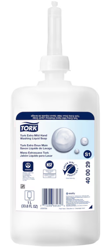 Tork Extra Mild Hand Washing Liquid Soap - 6 X 1 Litre