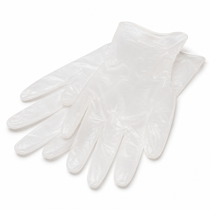 Clear Vinyl Gloves Powder Free - 100/Box