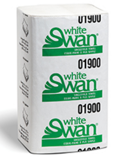 White Swan Singlefold Paper Towel White - 01900