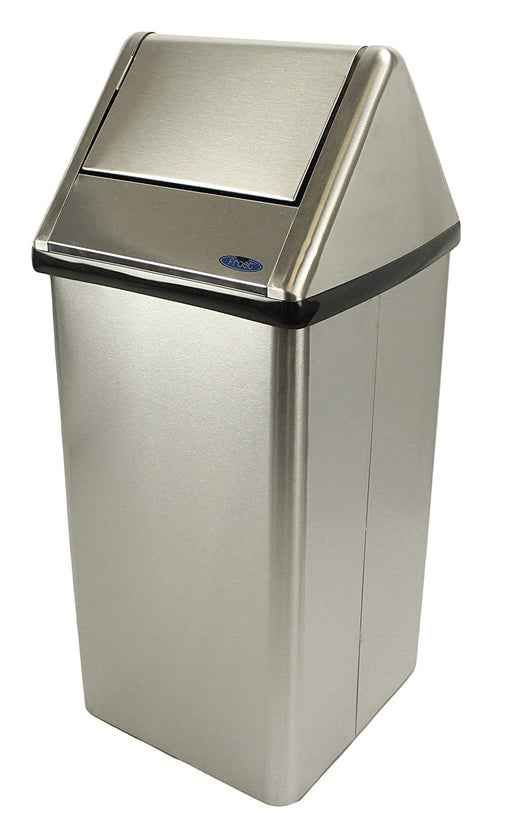 Frost Free Standing Waste Receptacle Stainless Steel - 21 Gallon