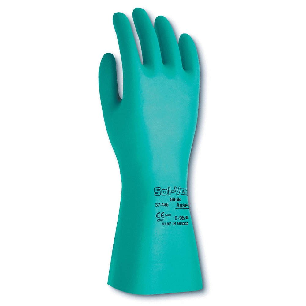 Ansell AlphaTech Solvex Nitrile Gloves 37-145 - 12 Pairs/Pack