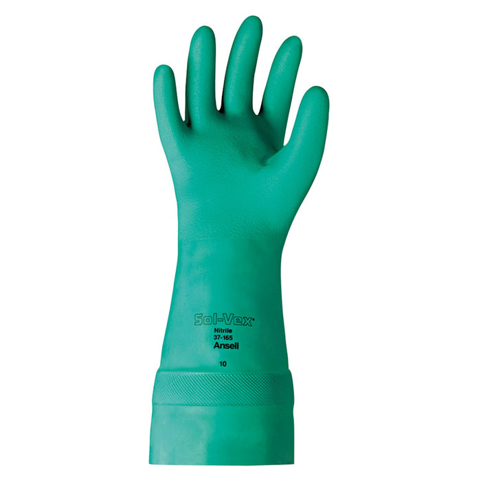 Ansell AlphaTech Solvex Nitrile Gloves 37-165 - 12 Pairs/Pack