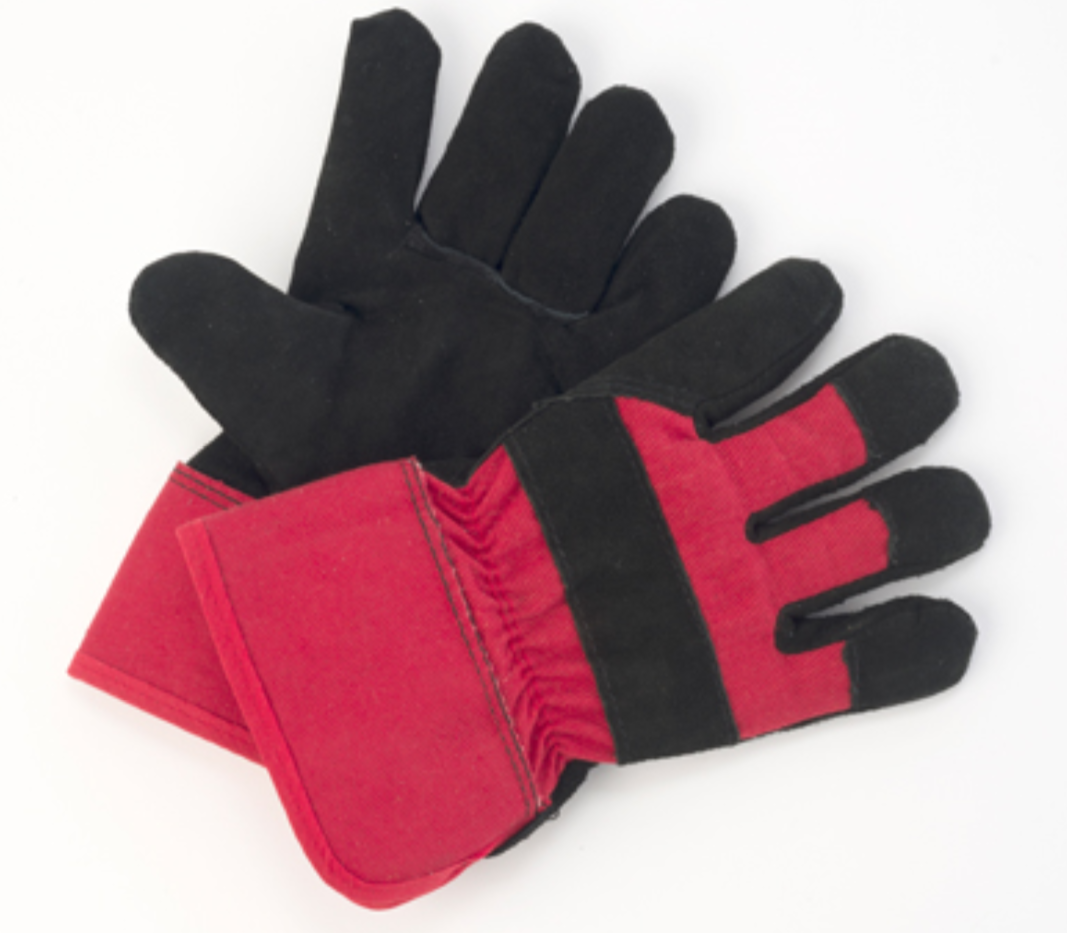 Mens fleece discount lined leather gloves