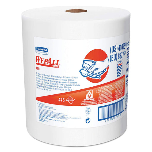 Wypall X80 Reusable Cloths - 1 Roll X 475 Sheets