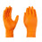 Gloveworks Heavy Duty Industrial 8 Mil Orange Nitrile Gloves - 10 Boxes/Case