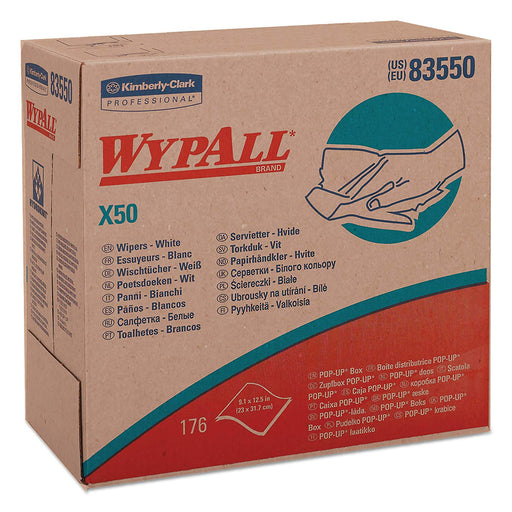 83550 Wypall X50 White - 10 Boxes X 176 Sheets