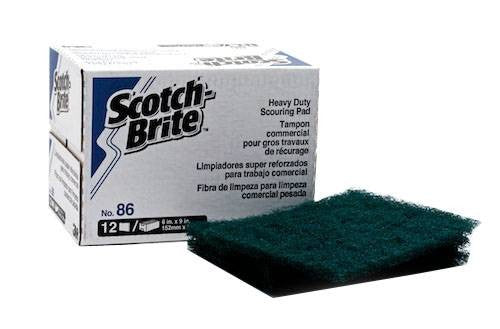 Scotch Brite #86 Heavy Duty Scouring Pads - 12 Pads X 3 Boxes