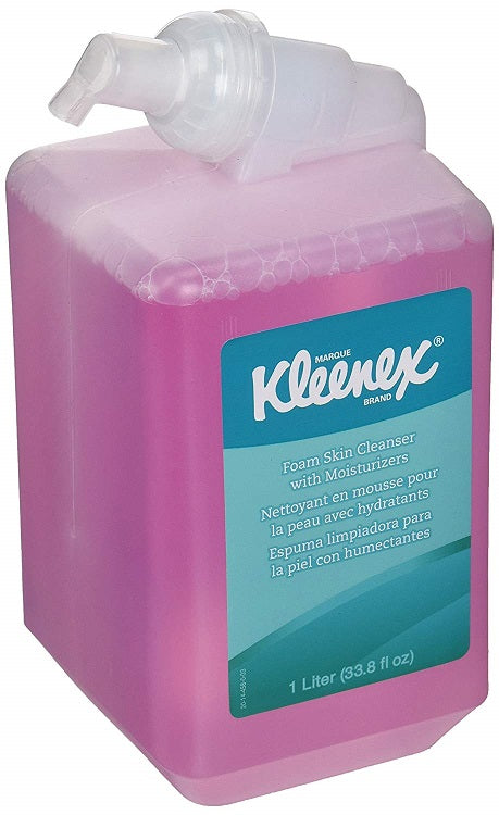 91552 Kleenex Foam Skin Cleanser with Moisturizers - 6 X 1 Litre