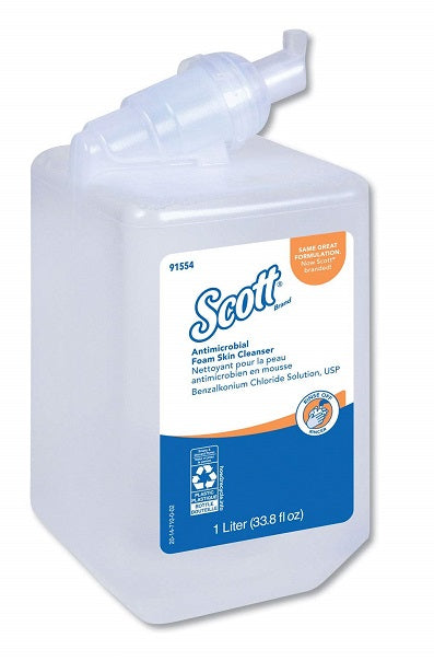 91554 Kleenex Antimicrobial Foam Skin Cleanser - 6 X 1 Litre