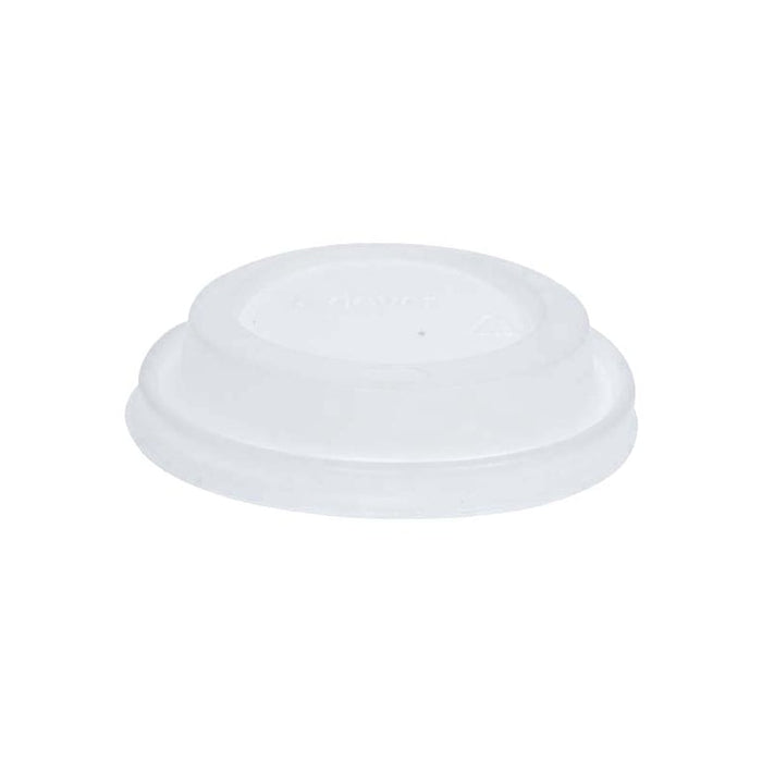Genpak Dome Plastic Hot Cup Lids - 1000/Case