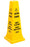 Rubbermaid 25 Inch Multilingual Safety Cone "Caution Wet Floor"