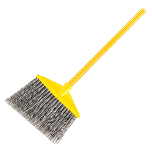 Rubbermaid 10.5 Inch Angle Broom with Flagged Polypropylene Fill