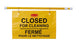 Rubbermaid "Closed for Cleaning" Multilingual Hanging Doorway Sign