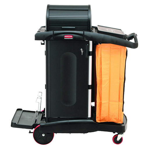 Rubbermaid High Security Janitor Cleaning Cart with Doors and Hood