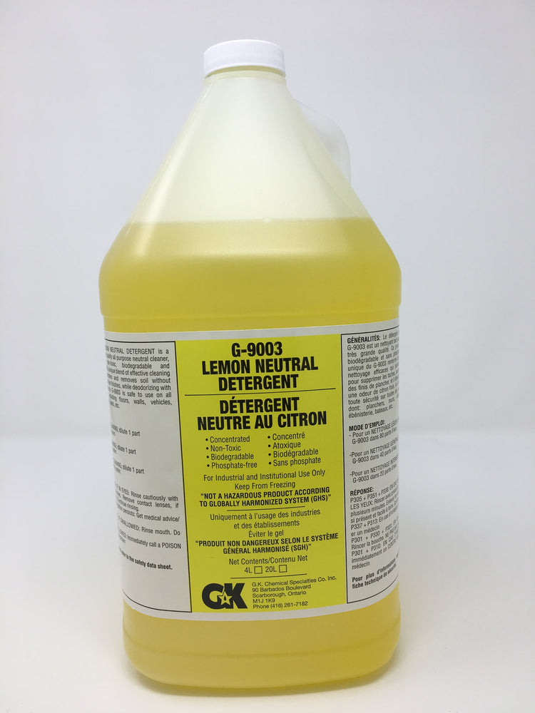 G-9003 Lemon Neutral Detergent