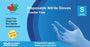 Cangloves Blue Nitrile Powder Free Examination Gloves 4 Mil  - Health Canada Approved
