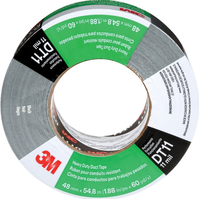3M DT11 Heavy Duty Duct Tape 48 MM X 55 Metres  - 8/Pack