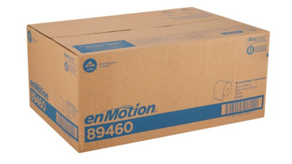 Box of Georgia Pacific Pro Enmotion Paper Towels 