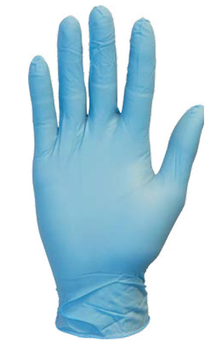 Cansafe Medical Grade 4 Mil Powder Free Blue Nitrile Gloves - 100 Gloves/Box