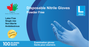 Cangloves Blue Nitrile Powder Free Examination Gloves 4 Mil  - Health Canada Approved