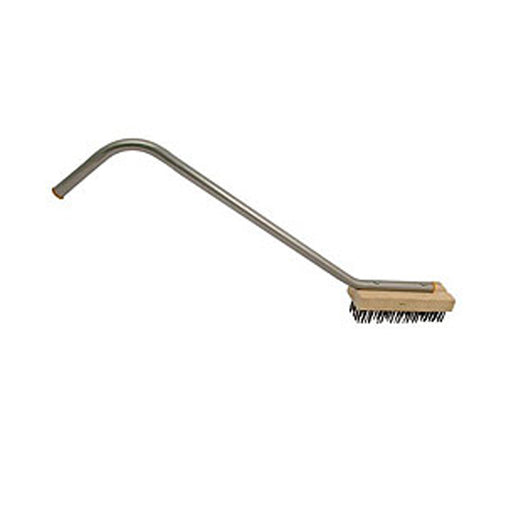 Curved Long Handle Grill Brush