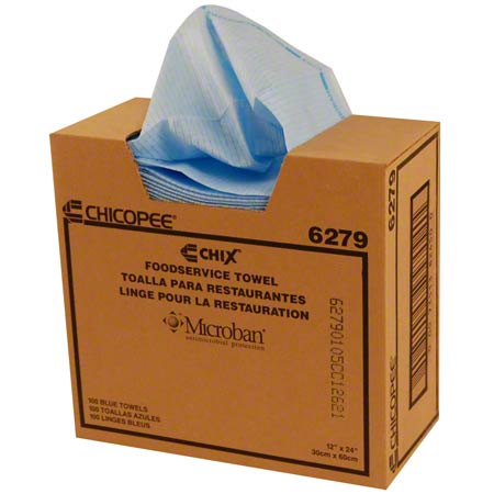 Chix Foodservice Towel Blue - 100/Box