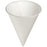 Genpak 4 oz. Rolled Rim Paper Cone Cup - 5000/Case