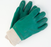 Green Double Dipped PVC Gloves with Knit Wrist 10 Inch - 12 Pairs/Pack