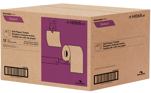 Box of Cascades Pro Select Roll Towels