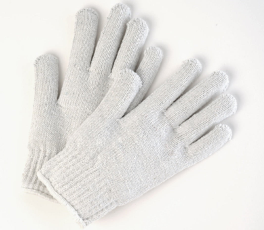Heavy Weight Poly/Cotton Knitted Gloves - 12 Pairs/Pack