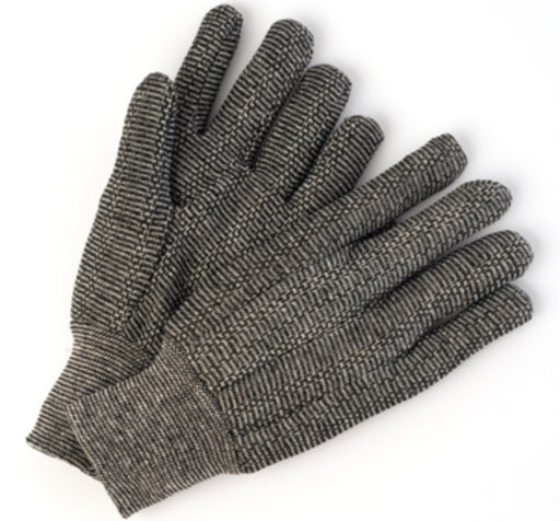 Salt and Pepper Jersey Glove with Knit Wrist - 12 Pairs/Pack