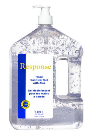 Response Hand Sanitizer Gel with Aloe - 4 X 1.89 Litre