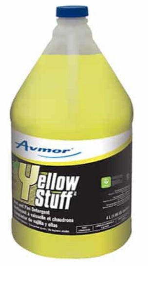 Avmor Yellow Stuff Pot and Pan Detergent - 2 X 1 Gallon